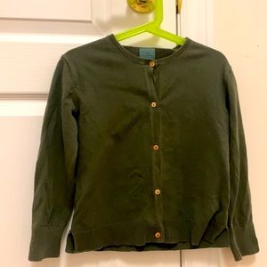 Dark green Zara girls sweater